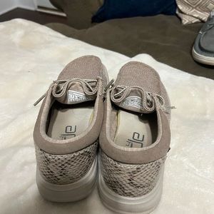 Woman’s Snakeskin Hey Dudes